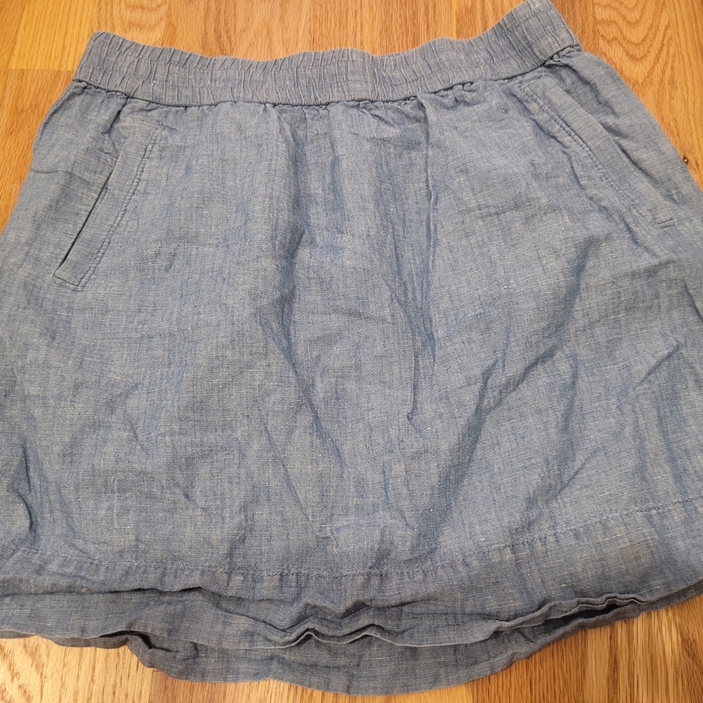 Casual Blue Skirt